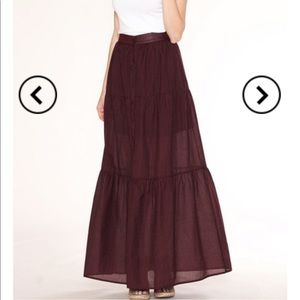Boho Tiered Maxi Skirt